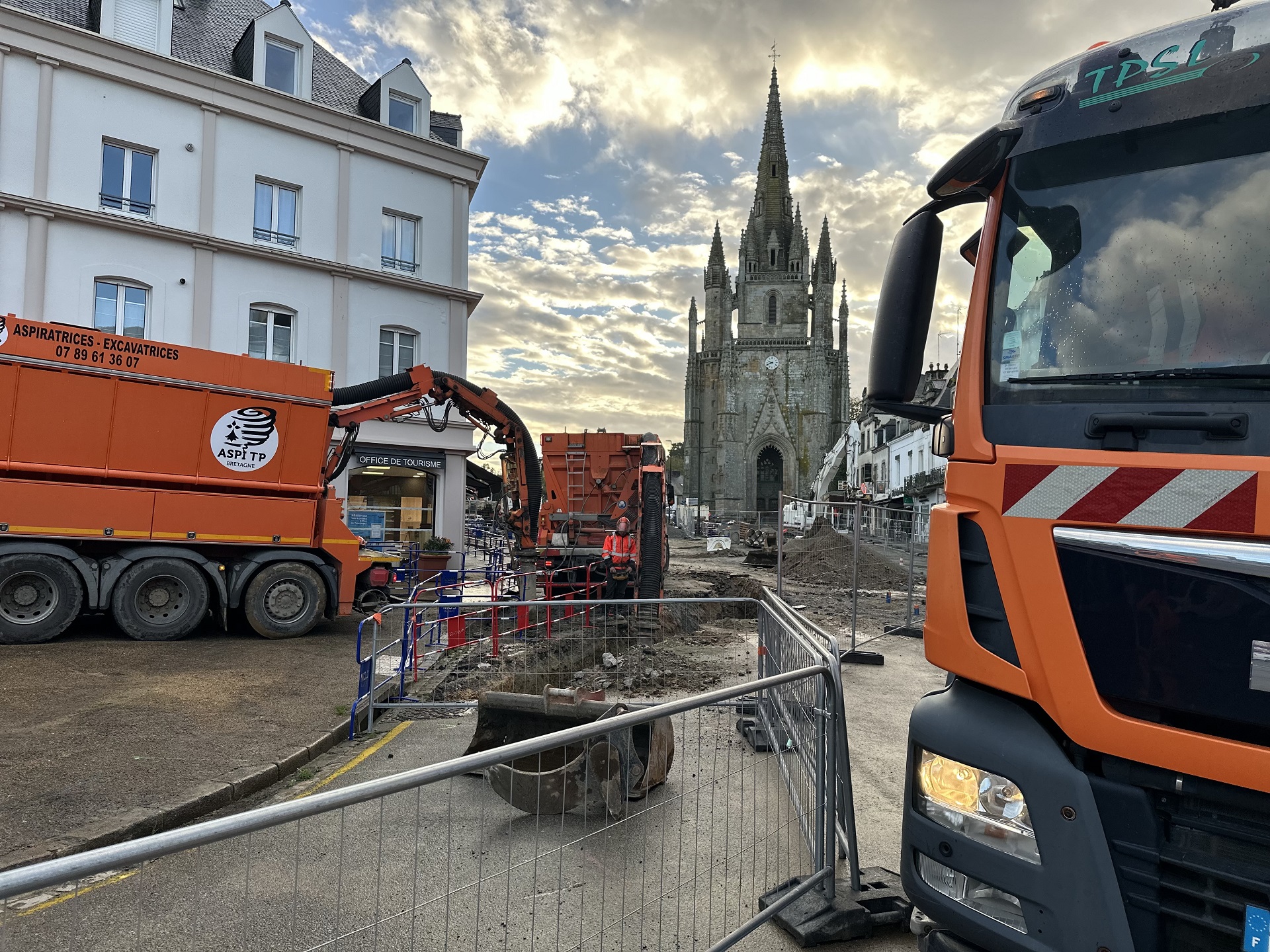 Travaux centre historique Hennebont, exigences en matière environnementale .