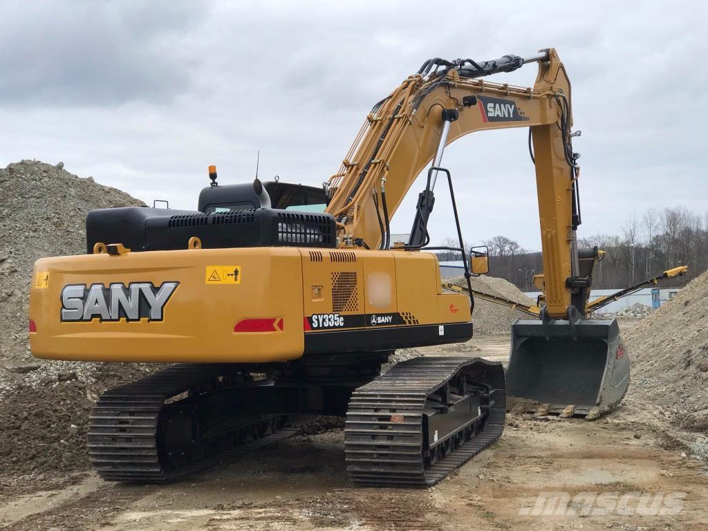 PELLE SANY SY 335 C A CHENILLES ACIER, 35 TONNES